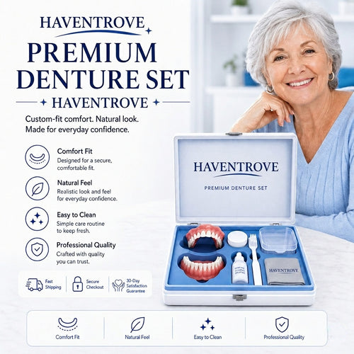 Custom-Fit Dentures for Everyday Comfort