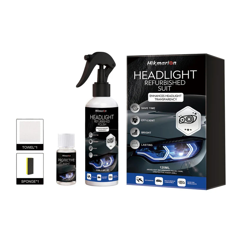 💧Automotive Headlamp Restoration Fluid, Clears Oxidation, Yellowing & UV Protection