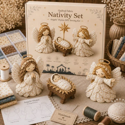 ✨ DIY Patchwork Nativity Scene Sewing Kit