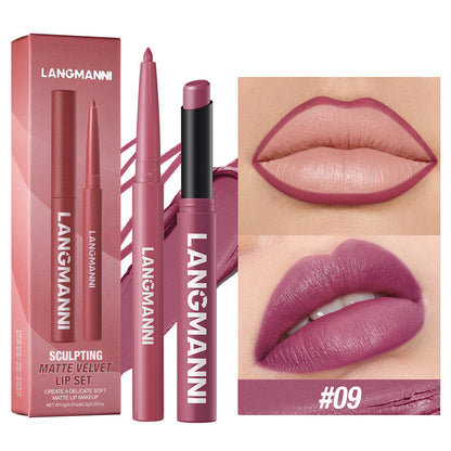 Matte Velvet 2-in-1 Lip Liner & Lipstick Duo