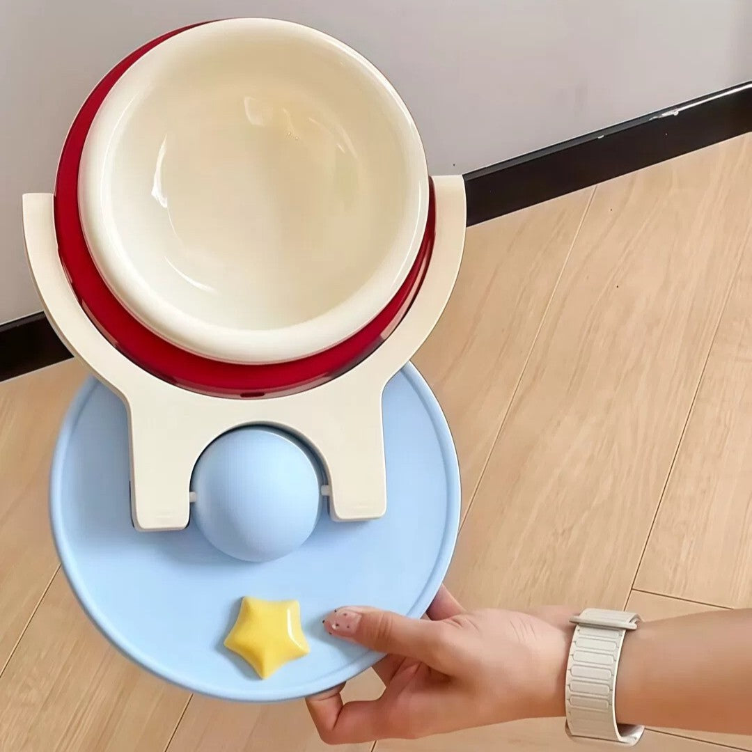 Ergonomic Ceramic Pet Cat Bowl | Premium Dining