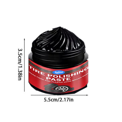 Car Tire & Plastic Trim Renewal Paste – Restores Shine, Prevents Cracking & Easy Application