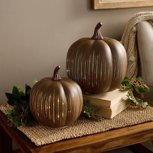🌙Last day Promotion 🔥-🎃Illuminated Starry Night Glass Pumpkins for Magical Fall & Halloween Home Decor ✨🌙