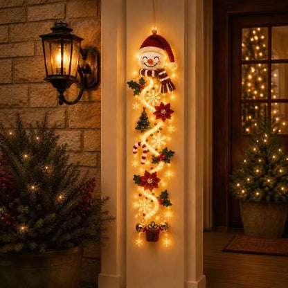 🎄Merry Cascade Glowing Christmas Door Hanger