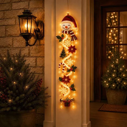 🎄Merry Cascade Glowing Christmas Door Hanger