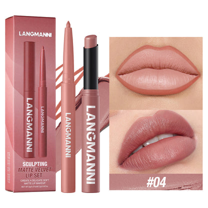 Matte Velvet 2-in-1 Lip Liner & Lipstick Duo