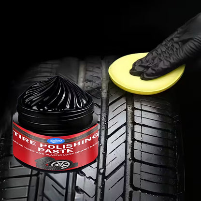 Car Tire & Plastic Trim Renewal Paste – Restores Shine, Prevents Cracking & Easy Application