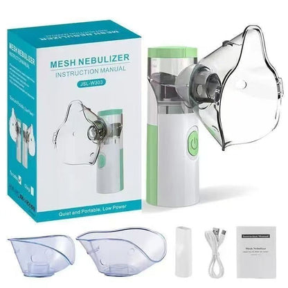 JSL-W302 Portable Mesh Atomizer | Adult and Child Dual-Face Mask + USB Charging