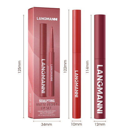 Matte Velvet 2-in-1 Lip Liner & Lipstick Duo