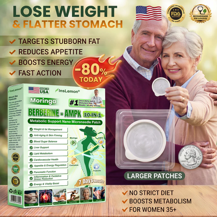 10-in-1 Metabolic Support Nano Microneedle Patchus(Just once a day, visible changes in 7 days)For obesity,OOOSG SKoO,diabetes, sleep apnea, joint issues, and more