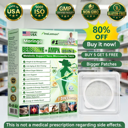 10-in-1 Metabolic Support Nano Microneedle Patchus(Just once a day, visible changes in 7 days)For obesity,OOOSG SKoO,diabetes, sleep apnea, joint issues, and more