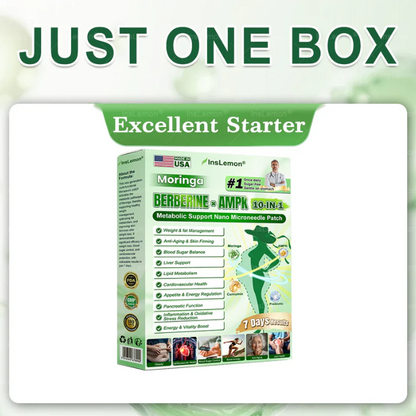 10-in-1 Metabolic Support Nano Microneedle Patchus(Just once a day, visible changes in 7 days)For obesity,OOOSG SKoO,diabetes, sleep apnea, joint issues, and more