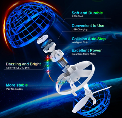 Flying Rotating Hover Ball