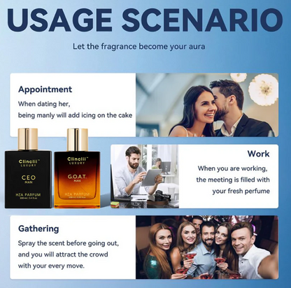 Gentlemen's Fragrance Set with CEOMAN Perfume & G.O.A.T MAN Aroma.