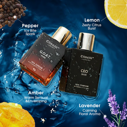 Gentlemen's Fragrance Set with CEOMAN Perfume & G.O.A.T MAN Aroma.