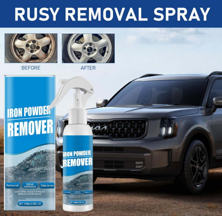 Car rust removal spray