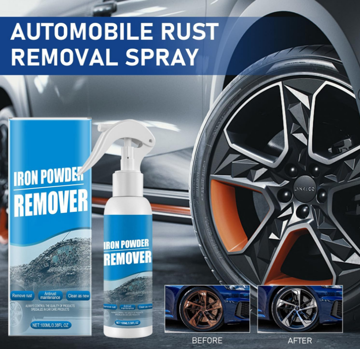 Car rust removal spray