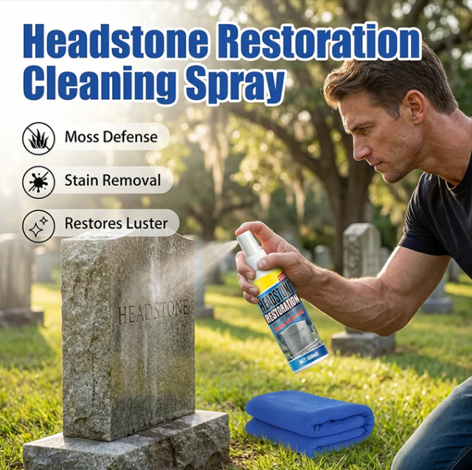 Headstone Restoration & Cleaning Spray