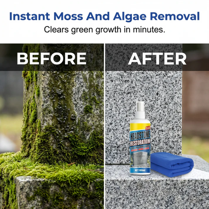 Headstone Restoration & Cleaning Spray