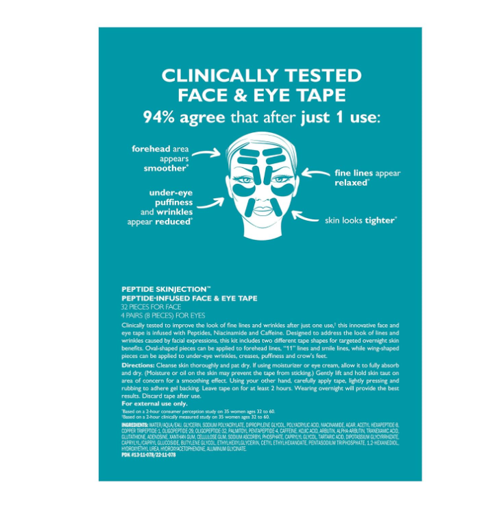 Peptide Face & Eye Tape