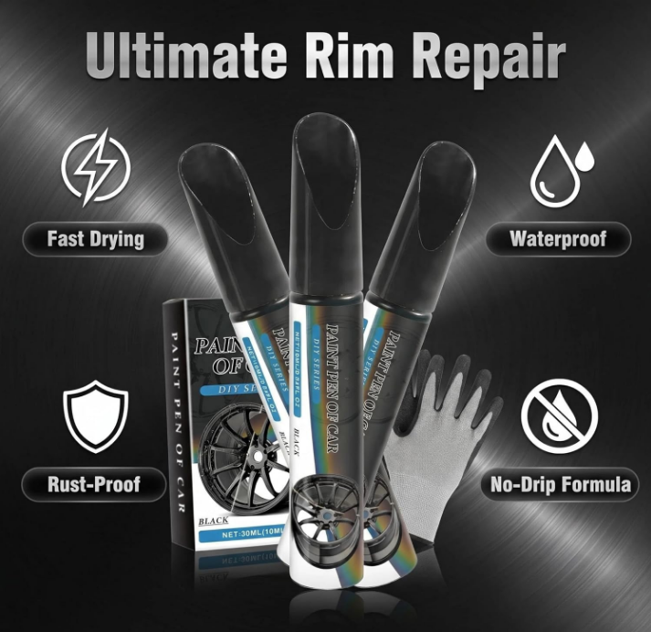 Magic Car Scratch Repair Pen – Fix rim scratches in minutes.