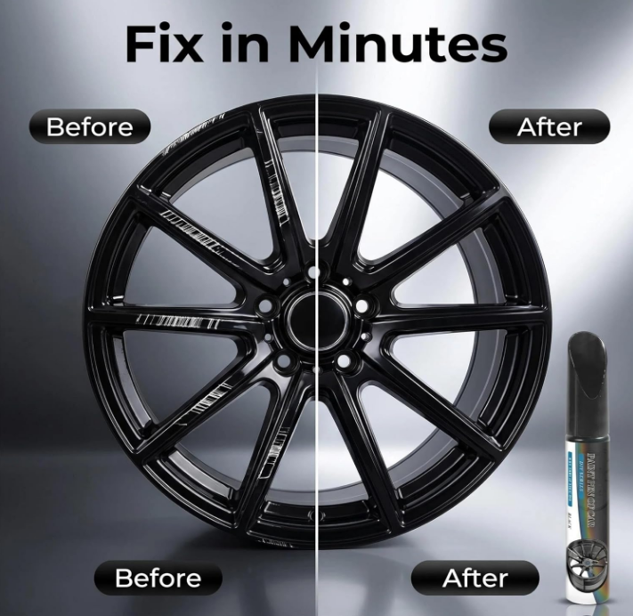 Magic Car Scratch Repair Pen – Fix rim scratches in minutes.