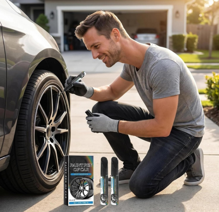 Magic Car Scratch Repair Pen – Fix rim scratches in minutes.