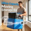 Collapsible Storage and Moving Bag – Heavy-duty handles & zippered closure