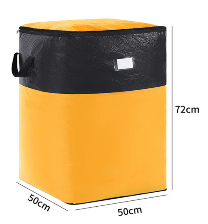 Collapsible Storage and Moving Bag – Heavy-duty handles & zippered closure