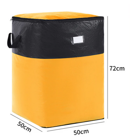 Collapsible Storage and Moving Bag – Heavy-duty handles & zippered closure