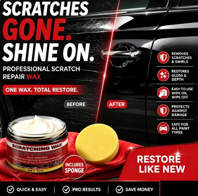 🔥Ultimate Car Scratch Remover Wax