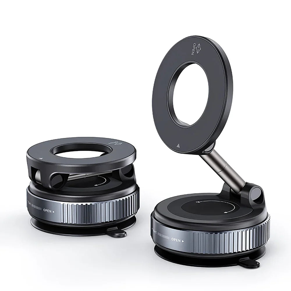 Upgraded 360° Nano Gel Vacuum Magnetic Phone Holder Suction Cup Phone Mount for Car/for Phone