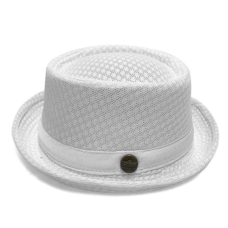 Unisex Breathable MeshPork Pie Hat