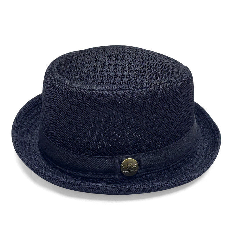 Unisex Breathable MeshPork Pie Hat