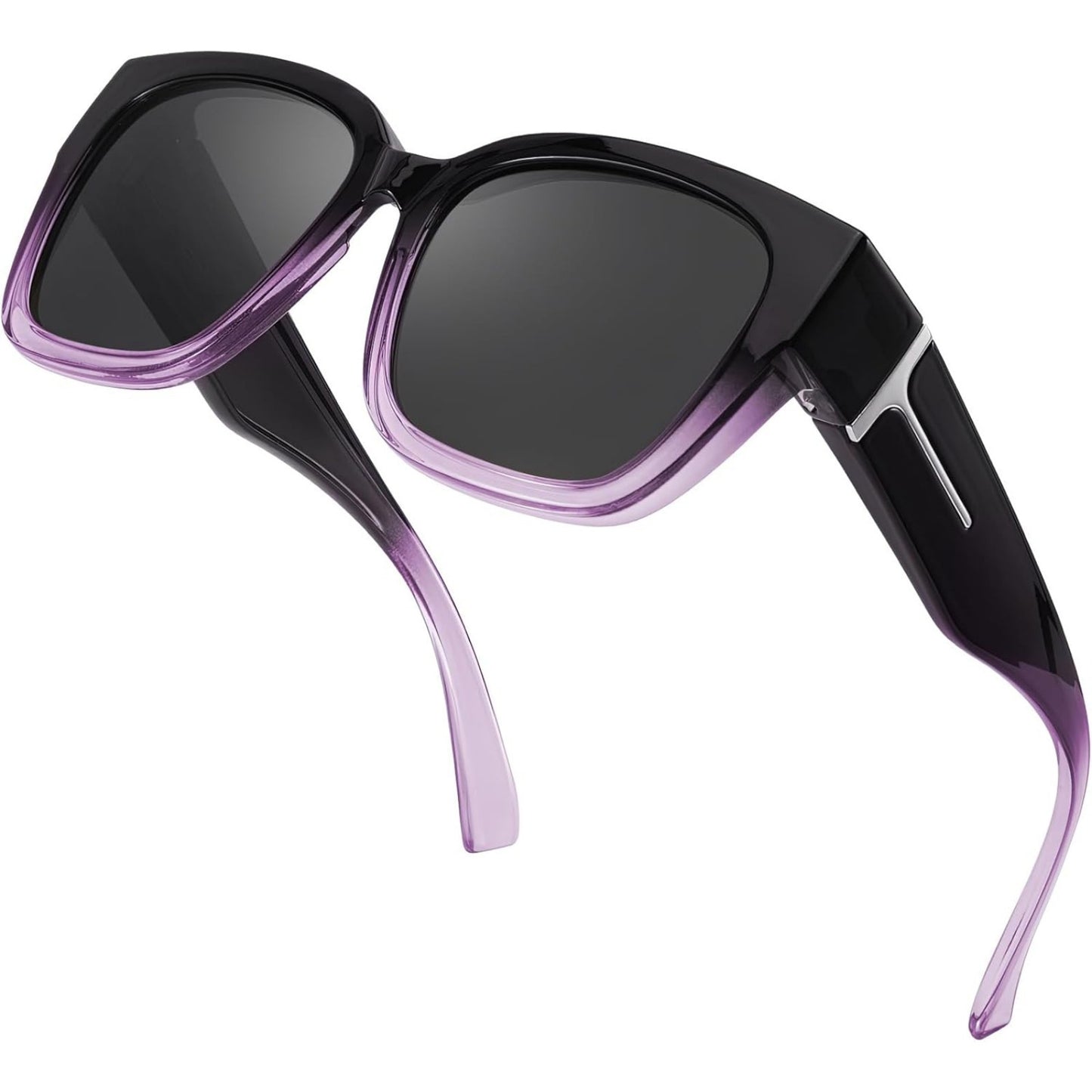 😎Ladies Fit Overs Polarized Sunglasses - Stylish Over Glasses UV Protection For Women