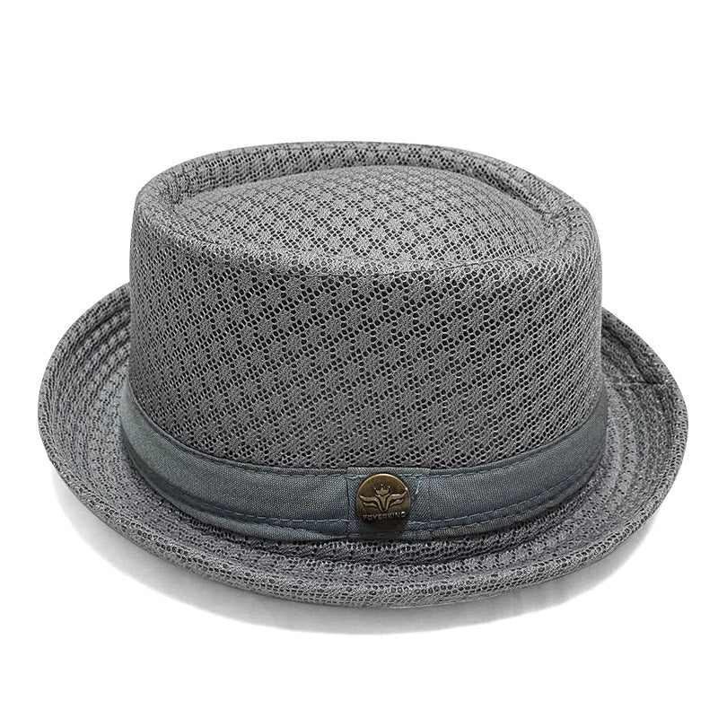 Unisex Breathable MeshPork Pie Hat