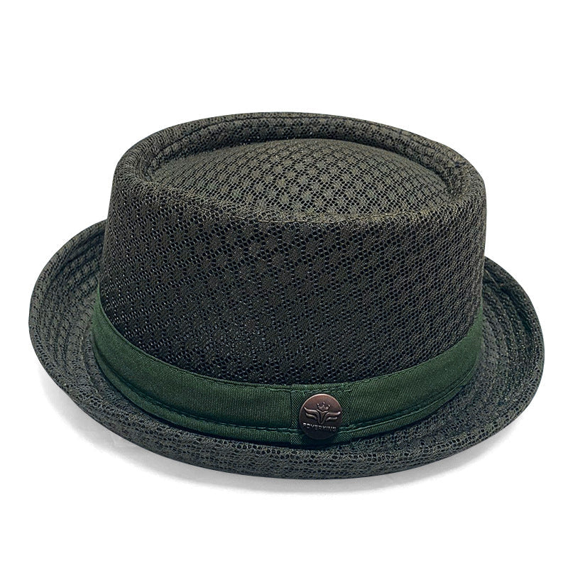 Unisex Breathable MeshPork Pie Hat