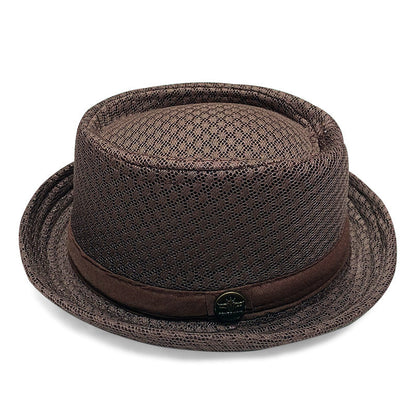 Unisex Breathable MeshPork Pie Hat