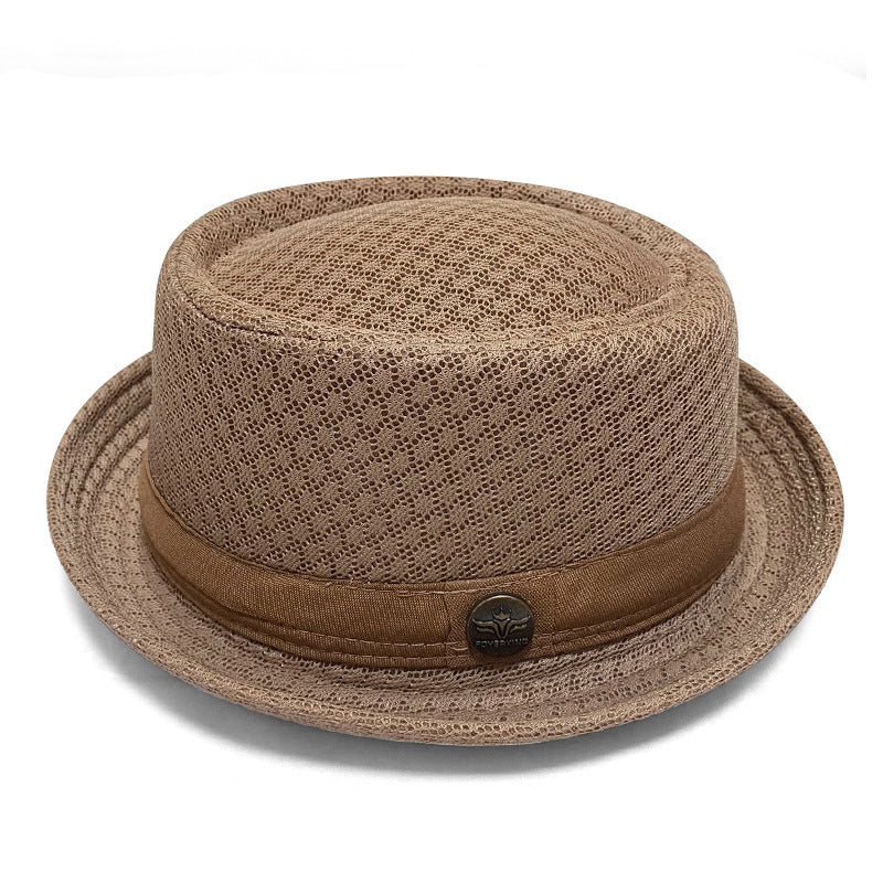 Unisex Breathable MeshPork Pie Hat