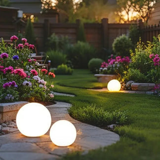 🌍💡Spherical Garden Light