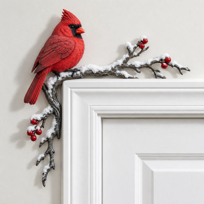 ✨Cardinal Winter Door Topper