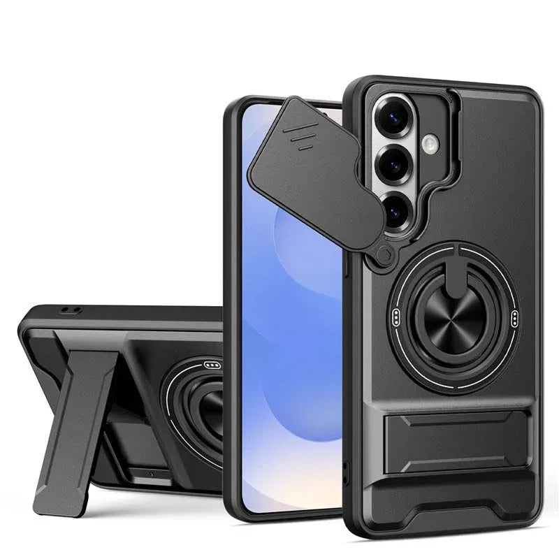 📱 LIMITED-TIME 49% OFF! ✨ Samsung Phone Case – Sliding Camera Cover, Rotatable Ring, Magnetic Mount 🔄