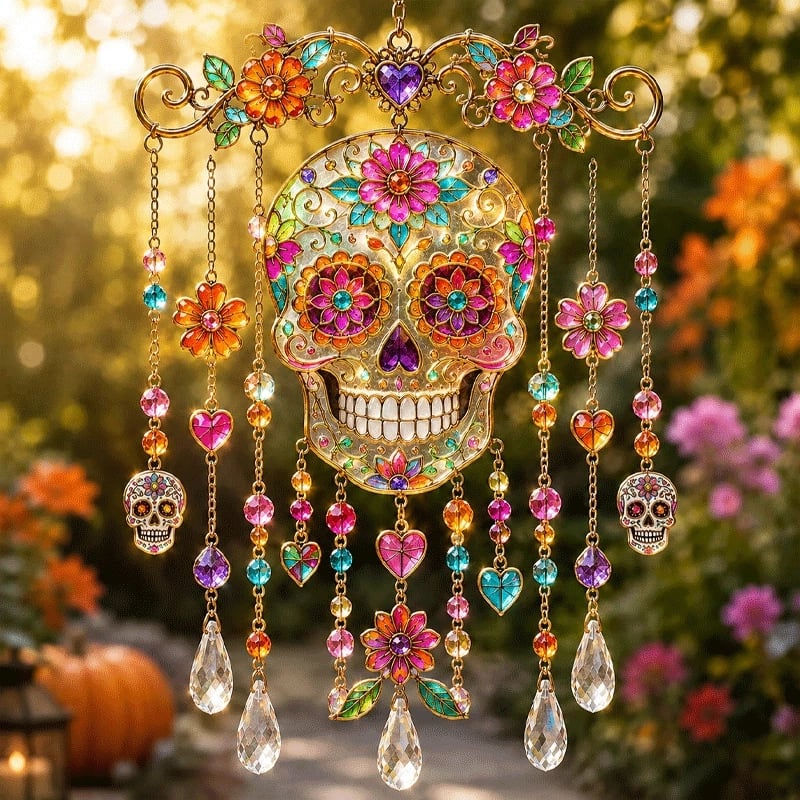 ⏰Last day Promotion 🔥-🎃Halloween Suncatcher Wind Chime👻