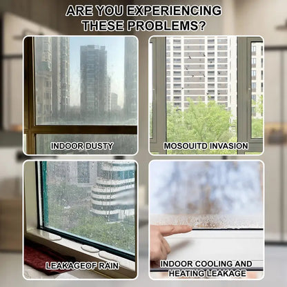 🏠Transparent Silicone Door Seal Strip Draft Stopper Insect Proof Windproof Soundproof Tape✨