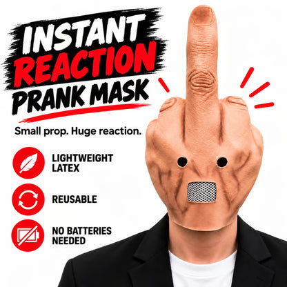 😱 50% OFF – Uncanny Smile Reaction Mask – Hilarious Halloween & Party Prank Costume 🎃