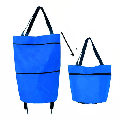 🛍️ Foldable 2-in-1 Shopping Bag for Easy Carry ✨