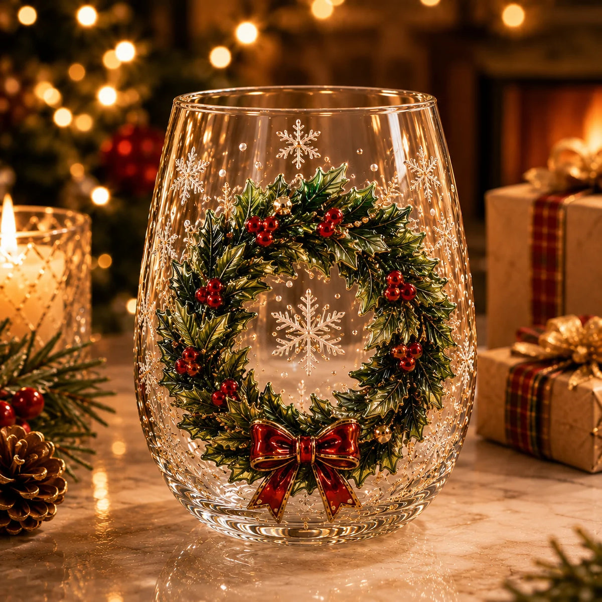 🎅Magical Christmas Glass Cup Gift Collection