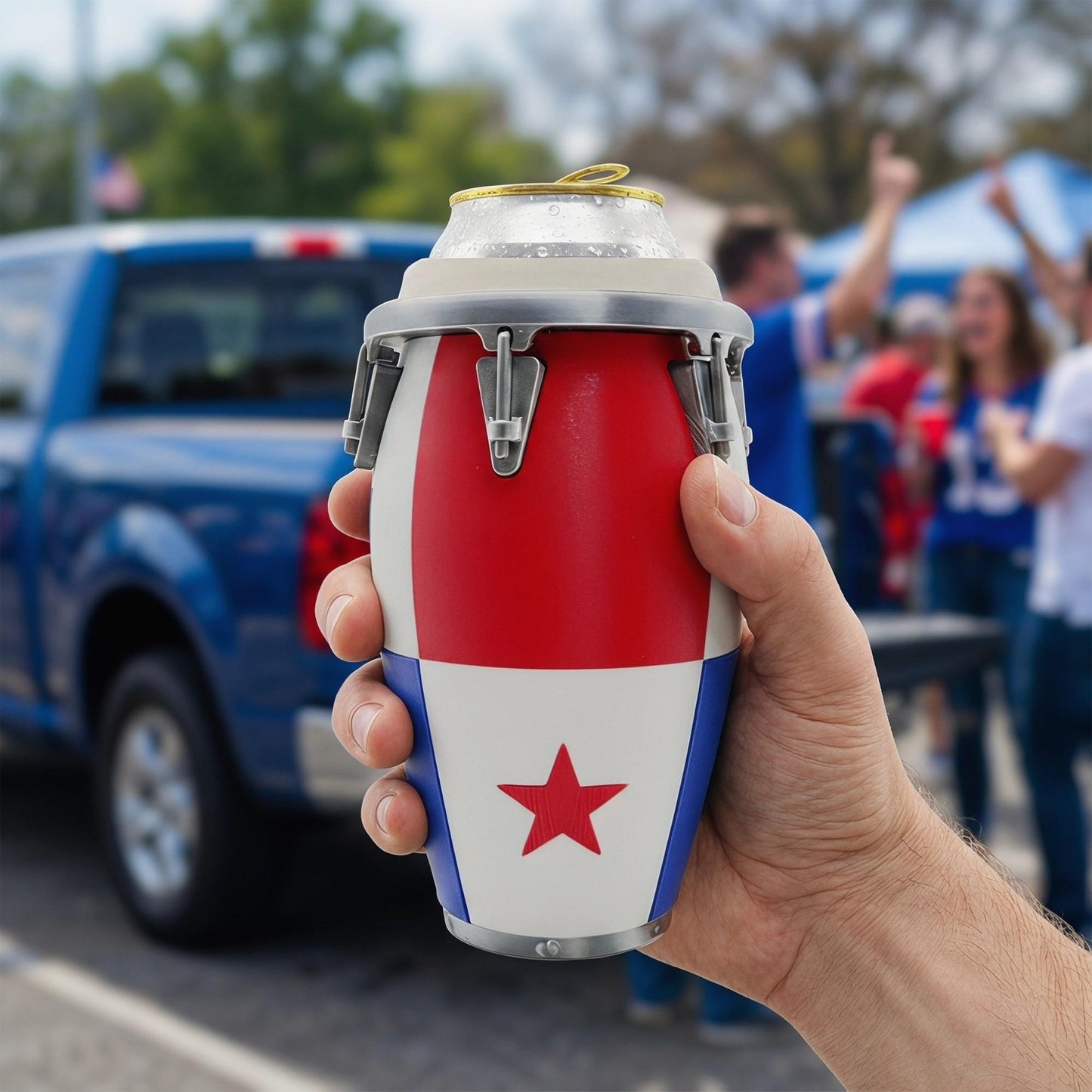 🔥 Last Day 50% OFF – 🥁 Conga Style Can Holder
