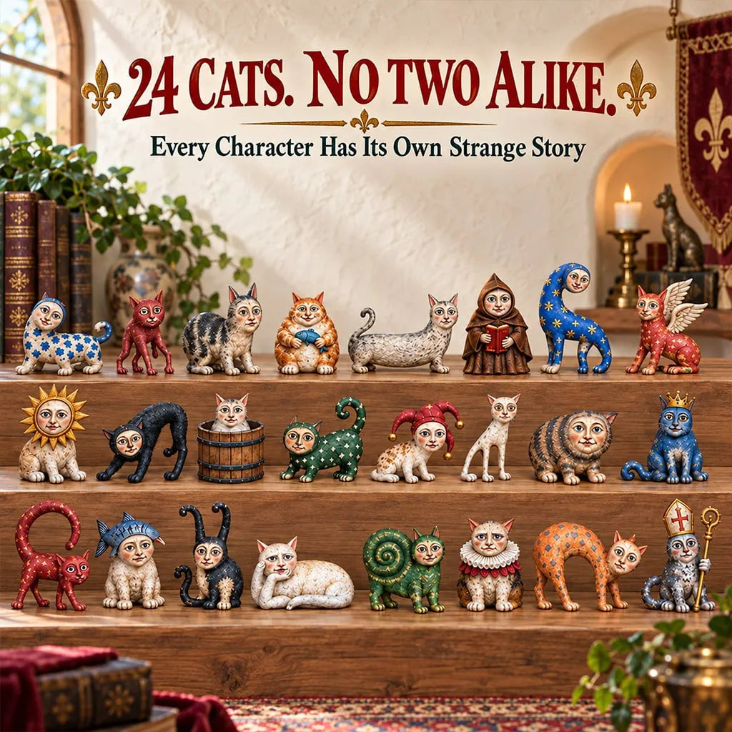 🐈🏰24 Days of Ugly Medieval Cats - Hilariously Weird Cat Advent Calendar 2026