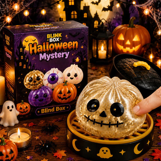 👻🔥 Last Day 50% Off Cute Halloween Ghost Squeeze Toy Set 🎃✨